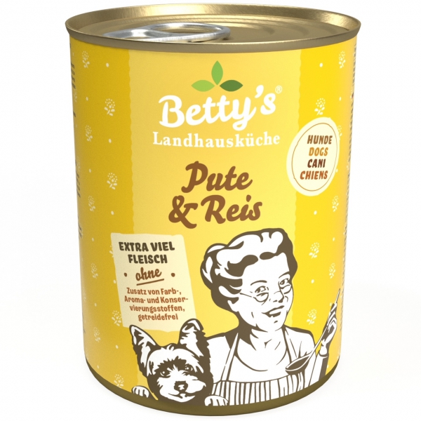 Betty`s Landhausküche Pute & Reis 400g